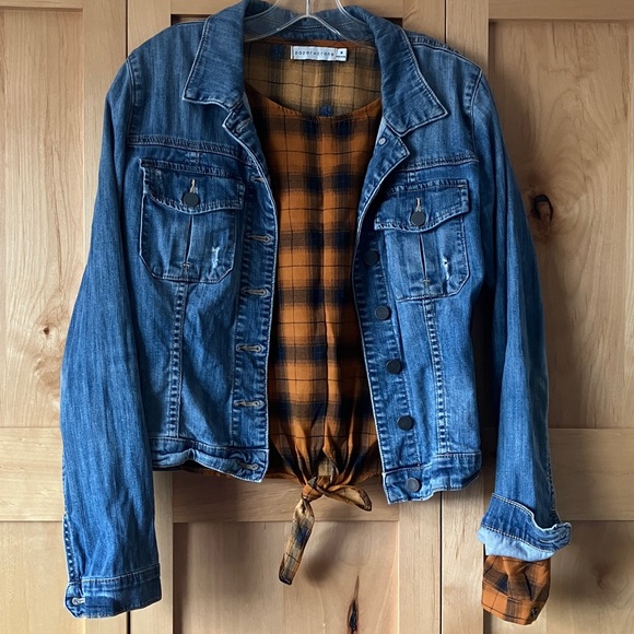 Kut from the Kloth Jackets & Blazers - Kut from the Kloth Dark Wash Jean Jacket